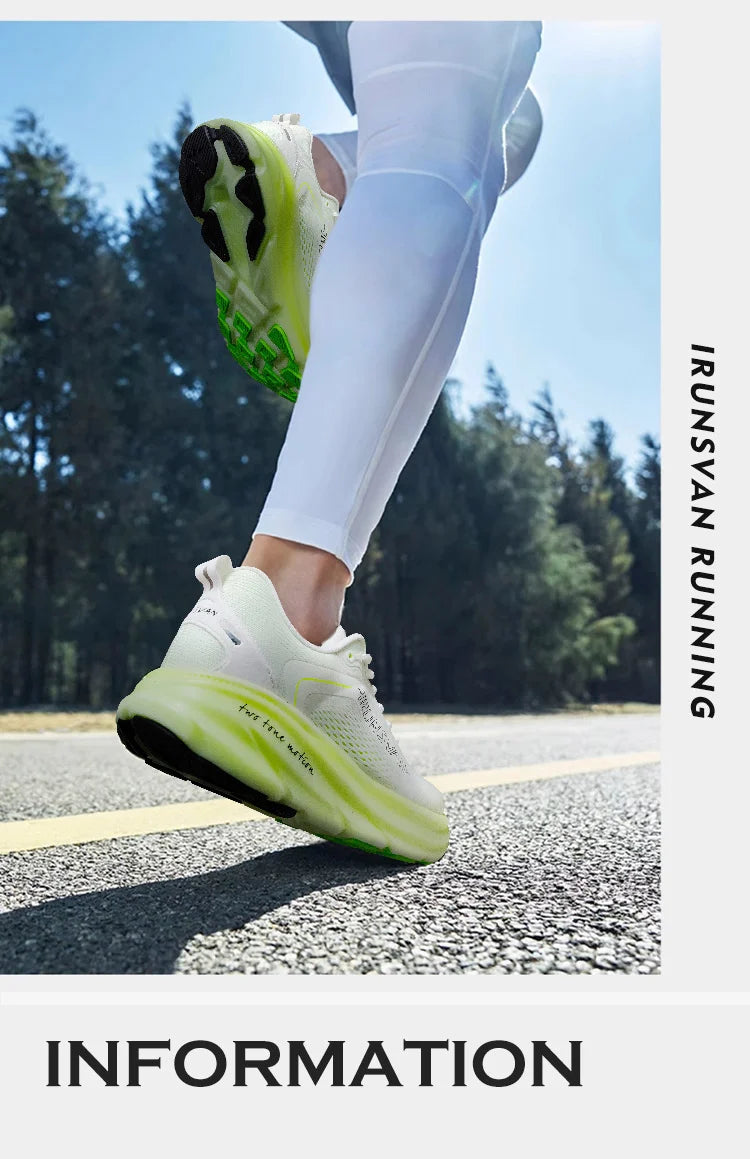 IRUNSVAN New Carbon Plate Marathon Running Shoes Lightweight Shock-Absorbing And Suitable For Men's Sports Shoes