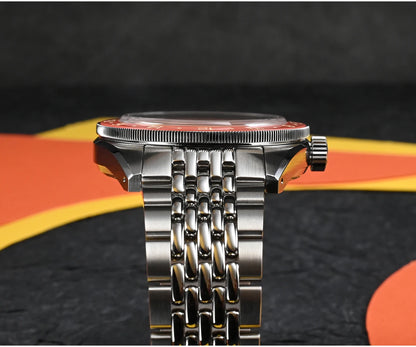 San Martin 39.5mm Limited Edition Full Lume Dial Automatic Men's Watch NH34 GMT 6H Date 10Bar Luxury Watch SN0116W