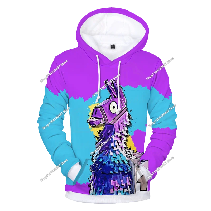 2025 3D New Children's Anime Fortnite Printed Sweater Series Pullover Generation Trend Brand Hoodie Gift