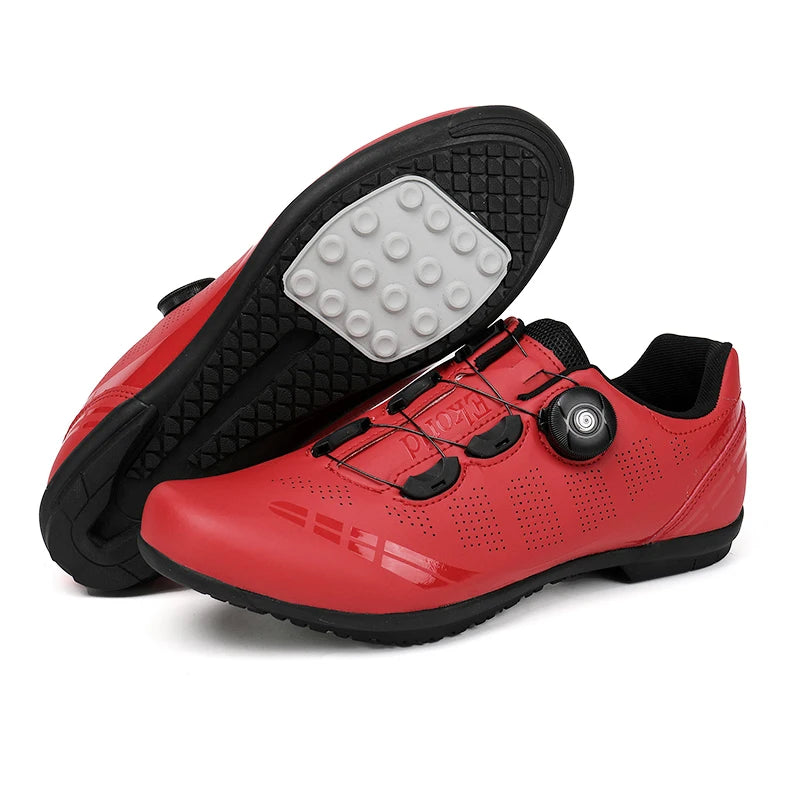 Scarpe da ciclismo da uomo e da donna per bici da strada, competizione e velocità, scarpe sportive da ciclismo autobloccanti con tacchette SPD