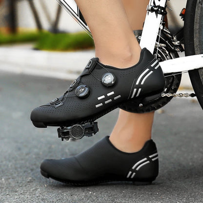 Sapatos de Ciclismo de Alta Qualidade para Homem SPD Autoencaixe Estrada Bicicleta Desporto Sapatos de Ciclismo MTB de Montanha Antiderrapantes para Mulher 36-47