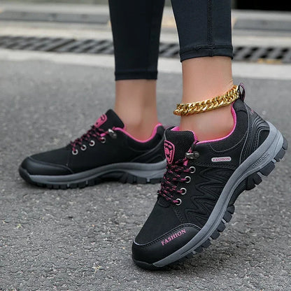 Women’s Hiking Shoes Outdoor Sneakers Non-Slip Walking Shoes Comfortable Footwear Climbing Jogging Boots Sports Shoes for Women