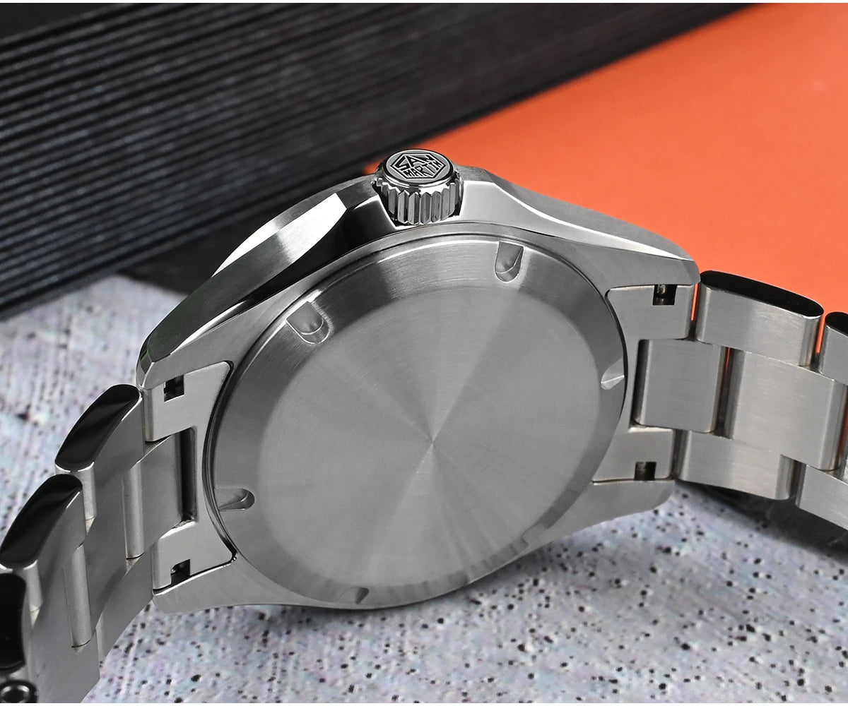 Reloj de lujo para hombre San Martin 39mm con esfera de aventurina, NH34 GMT automático mecánico, zafiro, resistente al agua, luminoso, SN0129