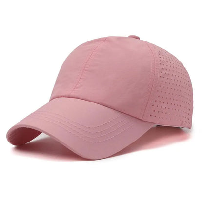 Schnelltrocknende Sonnenkappe für Damen, Outdoor-Freizeit-Sportmütze für Herren, Baseballkappe in Übergröße (60–65 cm), verstellbare Sonnenblende, Schirmmütze