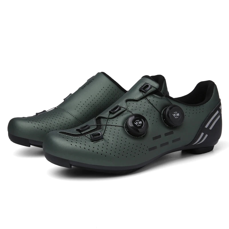 Sapatos de Ciclismo de Alta Qualidade para Homem SPD Autoencaixe Estrada Bicicleta Desporto Sapatos de Ciclismo MTB de Montanha Antiderrapantes para Mulher 36-47