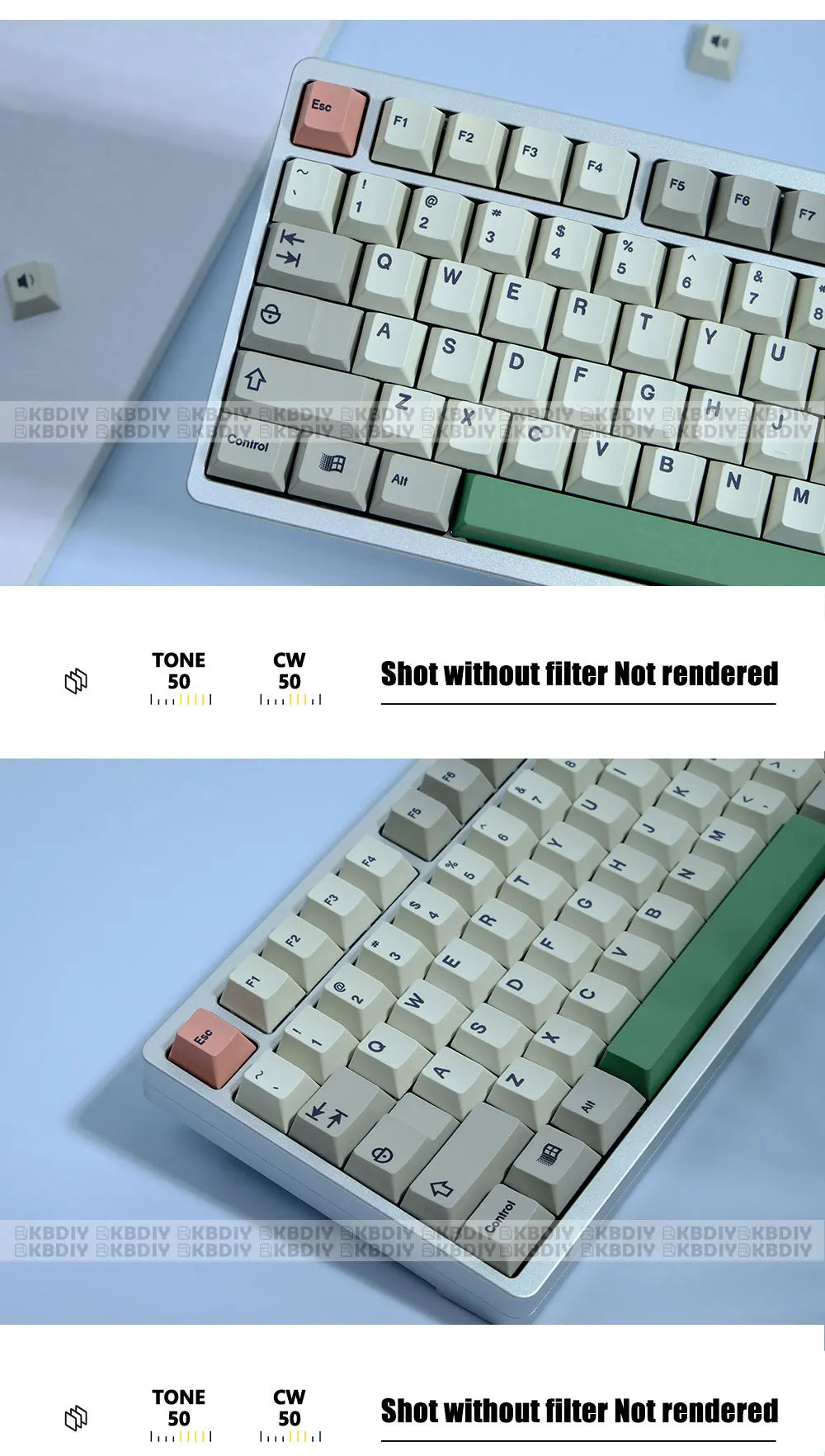 KBDiy GMK 9009 Retro Cherry Profile Keycap 134 Keys/Set For Mechanical Keyboard DIY Custom PBT DYE-SUB 61 60 Backlit ISO Keycaps