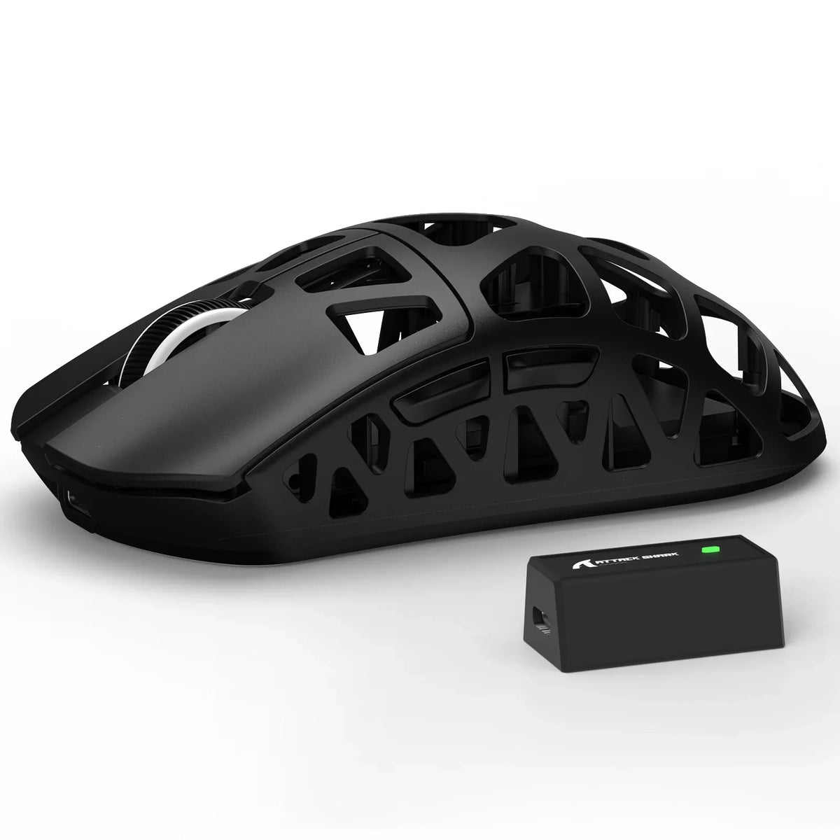 Rato Gaming ATTACK SHARK R3 em Liga de Magnésio 8K SUPERLIGHT 8000Hz, 6 DPI Ajustáveis até 26000, PAW3395, BT/2.4G Sem Fios/Com Fios