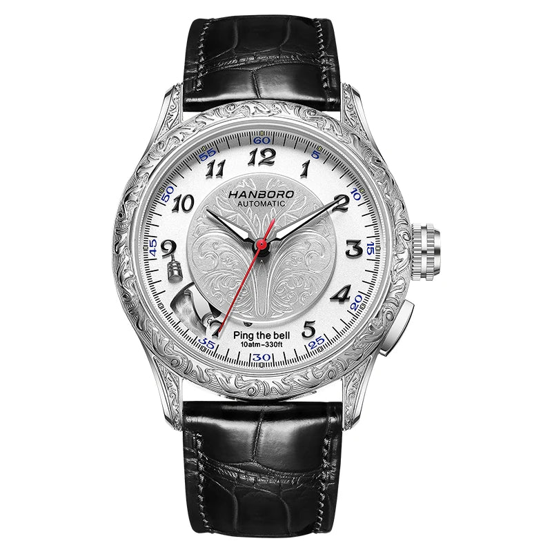 HANBORO hourly clock series men's fully automatic mechanical watch 5379