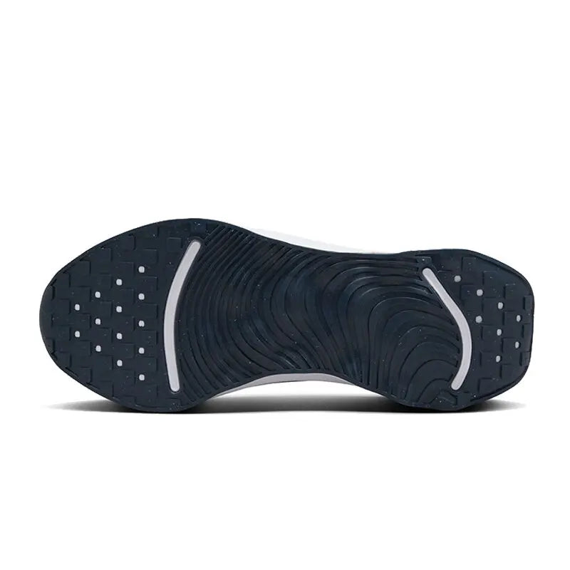 Nike Wave Thick-Soled Design Cushioning and Wear-Resistant Training Women's Running Shoes New Model Motiva Unique Pattern Sole Comfortable Foot Feel Outdoor Sports Running Shoes Gray Pink Navy Blue Fashionable Color Wave Sole