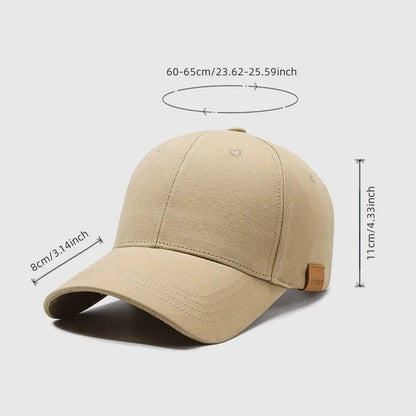 Schnelltrocknende Sonnenkappe für Damen, Outdoor-Freizeit-Sportmütze für Herren, Baseballkappe in Übergröße (60–65 cm), verstellbare Sonnenblende, Schirmmütze