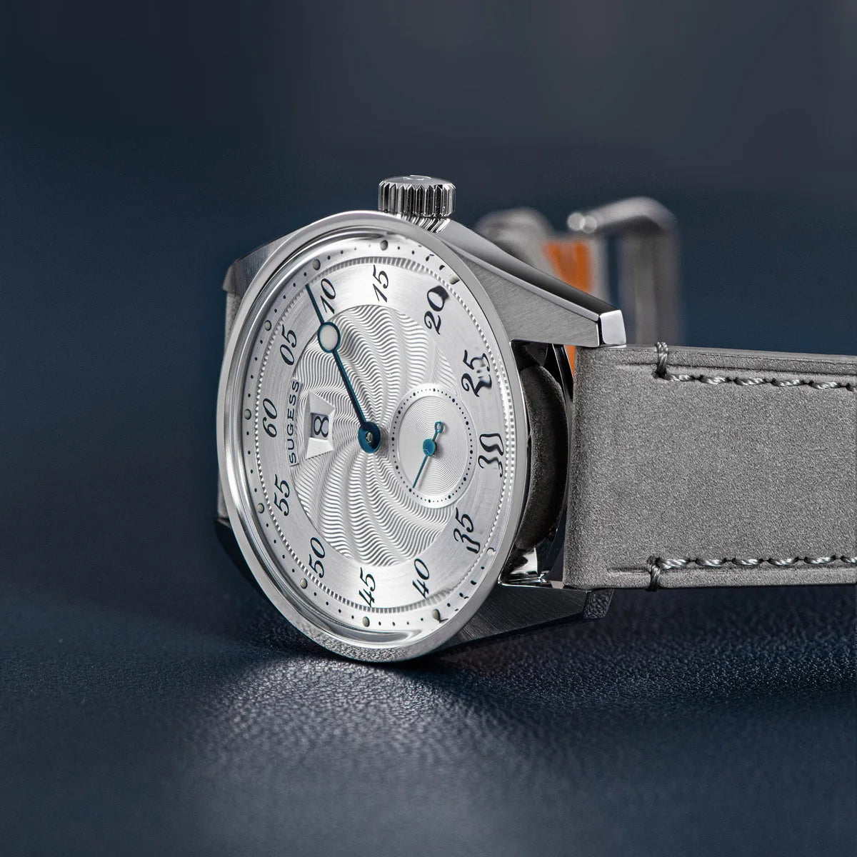 Sugess Watch of Men Automatic Mechanical Wristwatches ST1721 Movement Luminous Simple Fashion Clock Waterproof Glass S451 New