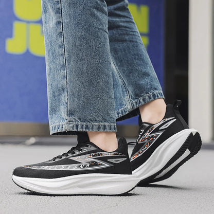 Men's Running Shoes Professional Marathon Comfortable Breathable Mesh Sneakers Daily Fitness Anti-Slip Shock-Absorbing Jogging Shoes