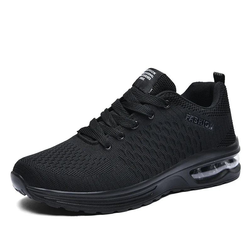 Men's Running Shoes Outdoor Sports Casual Mesh Tennis Shoes Lace-Up Lightweight Gym Jogging Shoes for Men 2024 New Male Sneakers