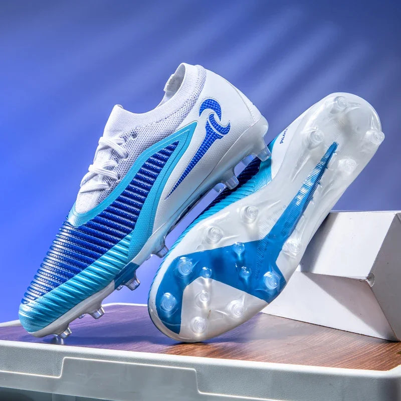 Nouveaux hommes bottes de Football adulte antidérapant Sport de plein air entraînement crampons chaussures de Football garçons longues pointes respirant Match confortable
