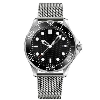 NEW Men's Watch Miyota 8215/ST1612 Mechanical Watch Ceramic bezel Black Dial - No Strap Included Suitable for 20MM Wide 2025