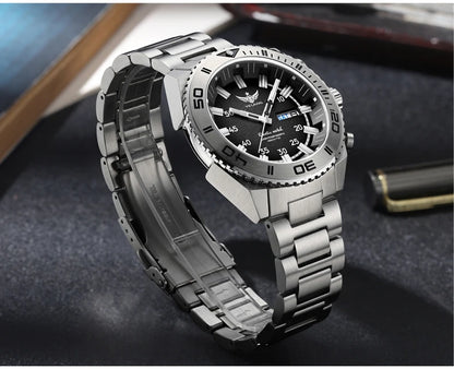 Yelang Watches V1035 44mm Men's Diving Watch Human Kinetic Energy Watch 100m Waterproof Watches Luminous Japan PX83 Sapphire