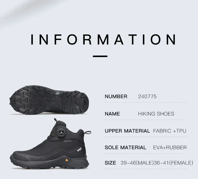 Zapatos de cuero HUMTTO para hombre, calzado deportivo de invierno para camping y actividades al aire libre, botas de trekking transpirables, zapatillas de senderismo antideslizantes para hombre