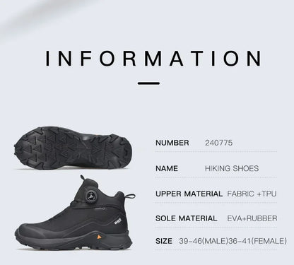 Zapatos de cuero HUMTTO para hombre, calzado deportivo de invierno para camping y actividades al aire libre, botas de trekking transpirables, zapatillas de senderismo antideslizantes para hombre