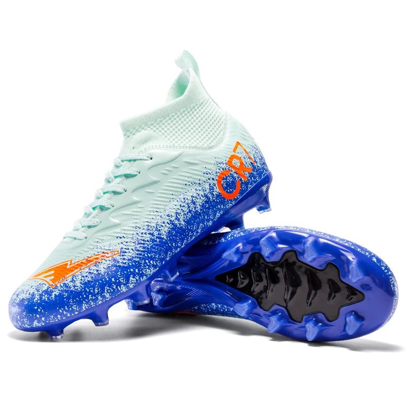 Scarpe da calcio da adulto autunnali di tendenza, ammortizzanti, morbide e stabili, scarpe sportive leggere con ritorno elastico e tacchetti avvolgenti