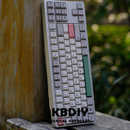 KBDiy GMK 9009 Retro Cherry Profile Keycap 134 Keys/Set For Mechanical Keyboard DIY Custom PBT DYE-SUB 61 60 Backlit ISO Keycaps