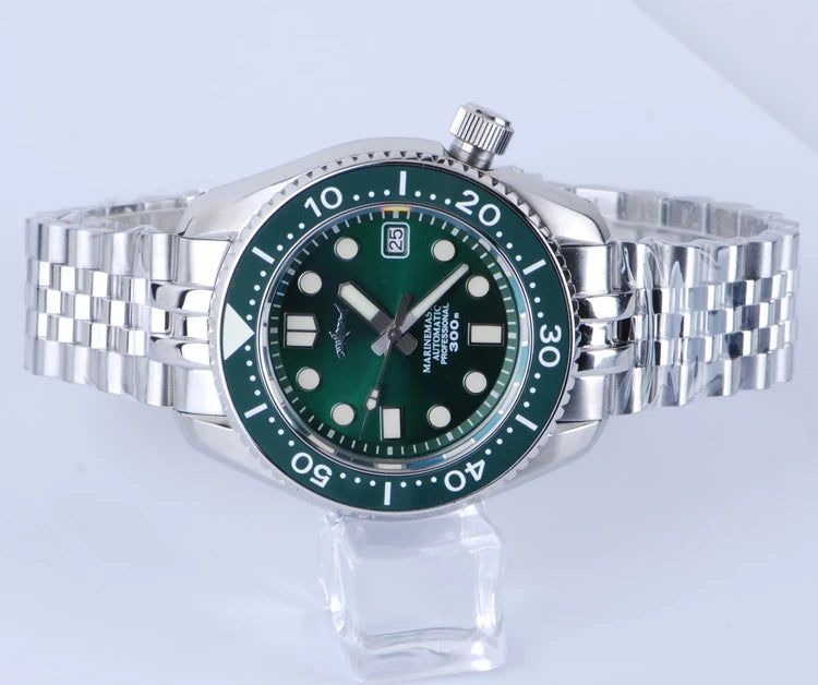 Heimdallr Diver Watch For Men MM300 Sumo SBDX 300M Waterproof Sapphire Crystal C3 Luminous NH35 Automatic Movement Wristwatch