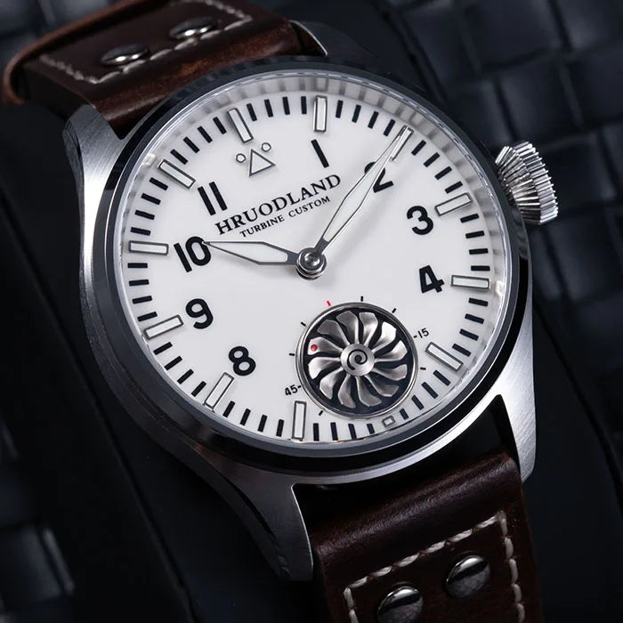 Hruodland 2025 New Pilot ST3620 Men's Manual Mechanical Watch 43MM Sapphire Waterproof 10Bar BGW-9 Retro Watch for Men