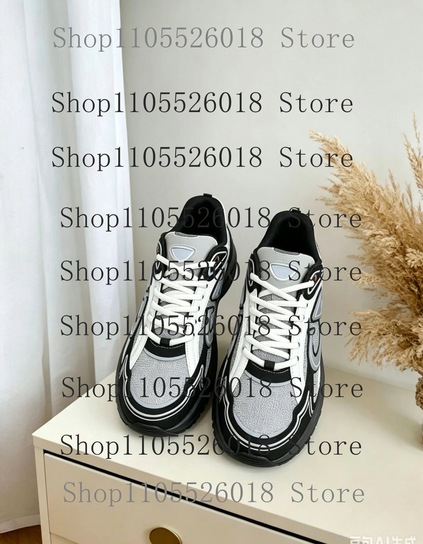 Men's Pure Original B30-8 Sports Shoes Fashionable Casual All-Match Running Shoes Laced Breathable Anti-Slip Sports Leisure Running
