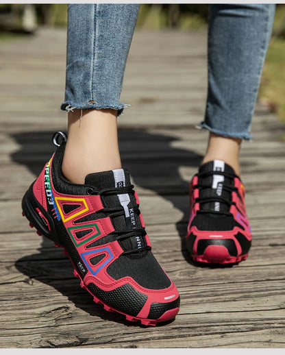 Women’s Waterproof Hiking Shoes Outdoor Sports Shoes Women’s Walking Travel Sports Shoes Bicycle Sports Shoes Running Sports Shoes