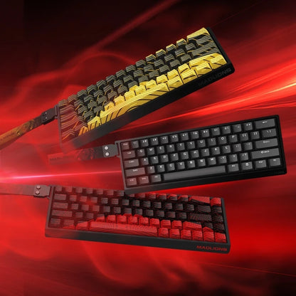 Teclado Mecânico Madcatz Mad60 Mad68 HE 8k com Interruptores Magnéticos, Com Fio, 60%/68%, Teclado Gaming com Rapid Trigger e Personalização