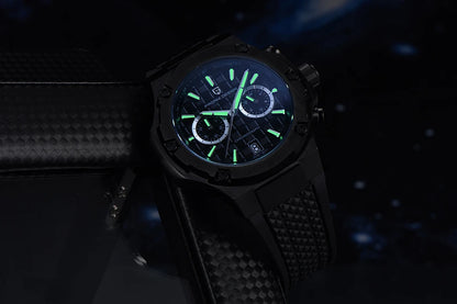 Orologi al quarzo da uomo PAGANI DESIGN – Cronografo sportivo di lusso, impermeabile, dotato di lancette luminescenti e vetro zaffiro con trattamento antiriflesso