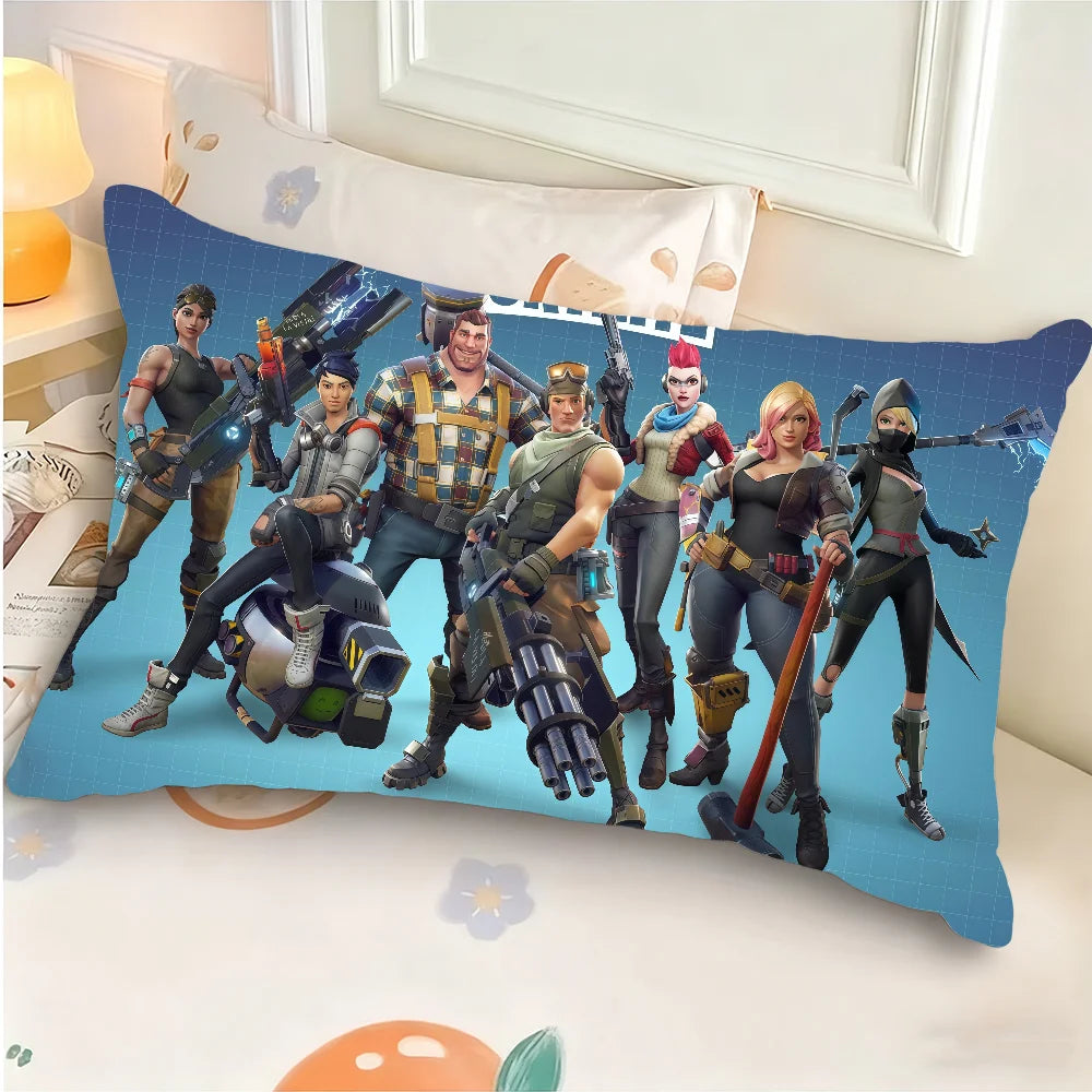 Game F-FORTNITE COOL BIRTHDAY Cushion Cover Rectangle Pillowcase Printed Bedside Sofa Room Home Decoration Pillowcase
