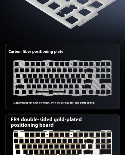 AULA F87 Pro V2 Mechanical Keyboard 3-modes Wireless 12000mAh Long Battery Life Hot-Swap RGB Custom E-Sports Keyboard PC Gaming