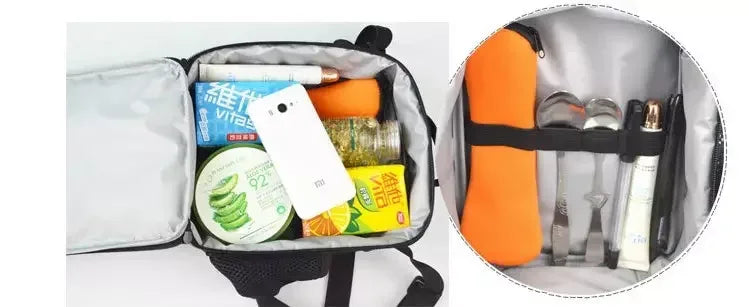 Hot Game Shooting Fortnite Child Insulated Large Capacity Bag for Boys and Girls, Student Outdoor Reusable Thermal Cooler Lunch Box