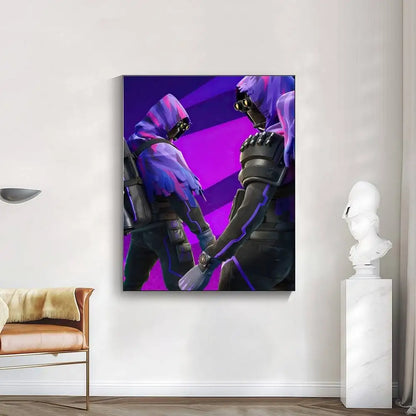 Autocolante poster F-FORTNITE cool em alta definição, ideal para valorizar as paredes da casa e do quarto, disponível em diversos estilos.