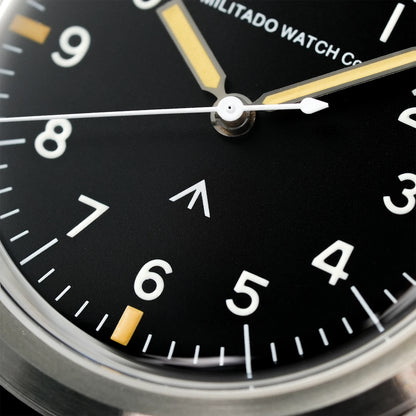 Militado ML14 Quartz Watch Cream Dial VH31/VH65 Sweep Movement Bubble K1/ Sapphire Luminous 36Mm Vintage Watches 100M Waterproof