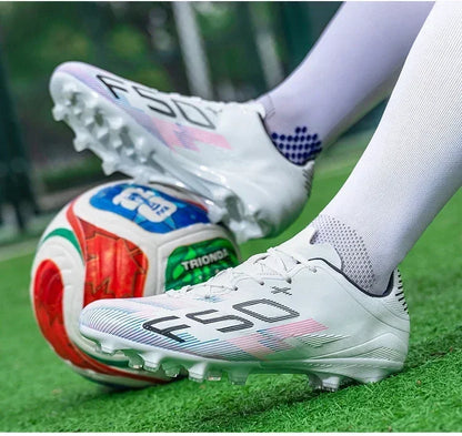 Nouvelles chaussures de football pour hommes, chaussures d'entraînement, chaussures de sport pour terrain gazonné, chaussures de football pour activités de plein air, baskets antidérapantes, chaussures professionnelles po