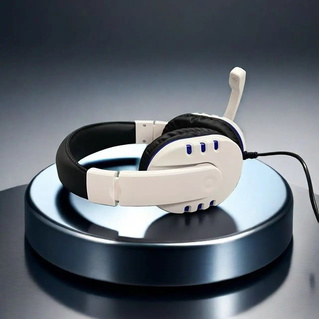 Auriculares con cable 7260 con micrófono – Headset para gaming y trabajo para PS4 PS5 Xbox One, estudio y reuniones, auriculares con jack 3.5mm