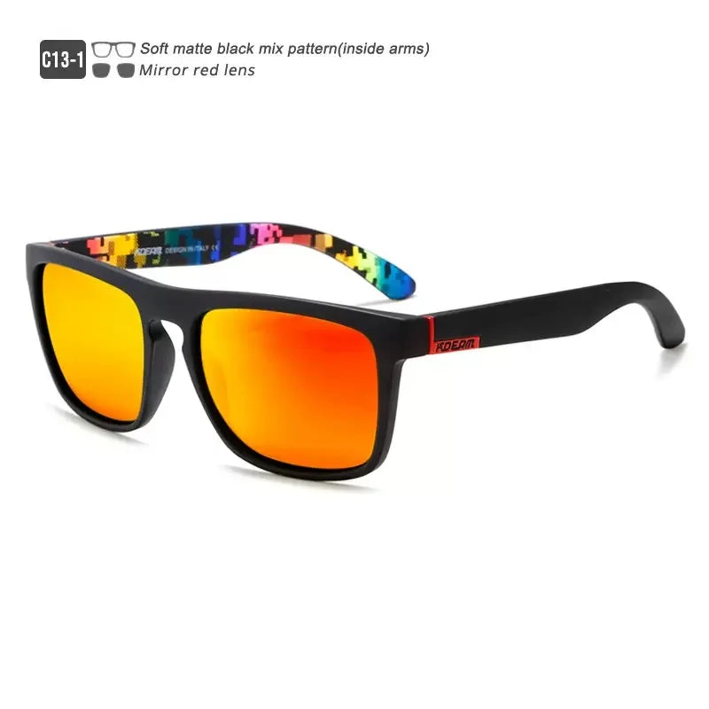 Outdoor Sport Square Myopia Lens Prescription Sunglasses Men Polarized Driving Anti-Glare Myopes Lunettes 0 -0.5 -0.75 To -6.0