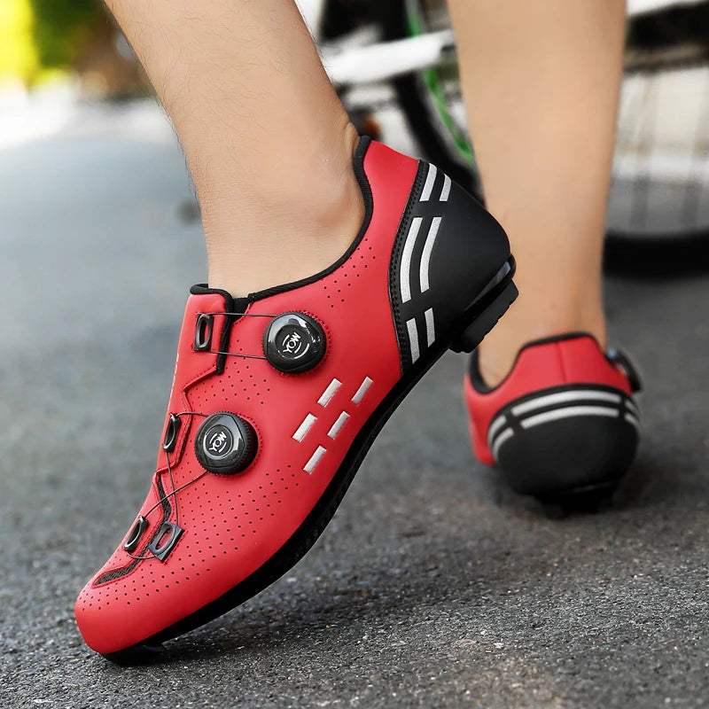 Sapatos de Ciclismo de Alta Qualidade para Homem SPD Autoencaixe Estrada Bicicleta Desporto Sapatos de Ciclismo MTB de Montanha Antiderrapantes para Mulher 36-47