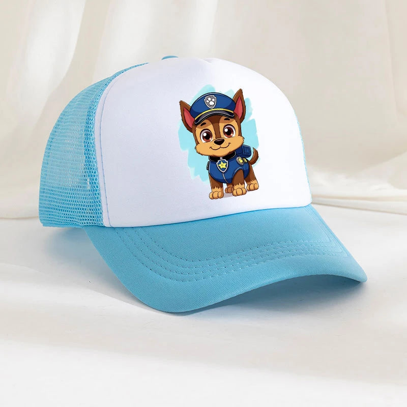 Casquette de baseball pour garçons et filles, chapeau de soleil d'été ajustable, motif Anime Paw Patrols Chase Skye, joli bonnet de soleil rétro, couvre-chef pour adulte, cadeau