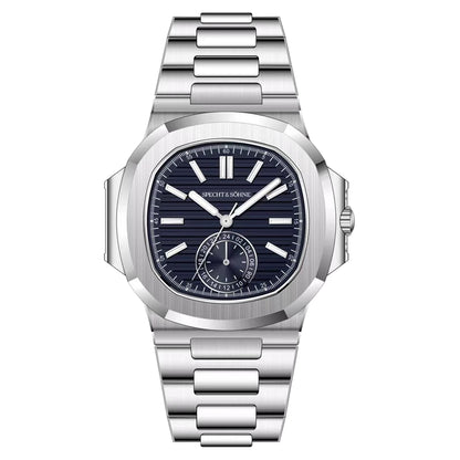Specht & Söhne New Classic 40.8MM Ultrathin Watch For Men Japan VH60 Movt Sapphire Crystal 5980 Sports Wristwatch 50M Waterproof