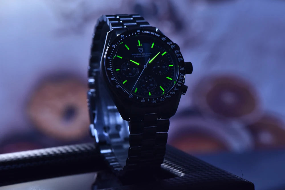 2026 New PAGANI DESIGN Mens Watches Quartz Speed Sports Chronograph Watch For Men Waterproof Luminous AR Sapphire Man Gift Clock
