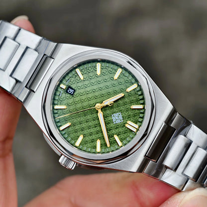 IX&DAO 2026 New 37mm Warrior Men's Automatic Mechanical Watch Miyota 9015 Movement Sapphire Stainless Steel Waterproof 10Bar