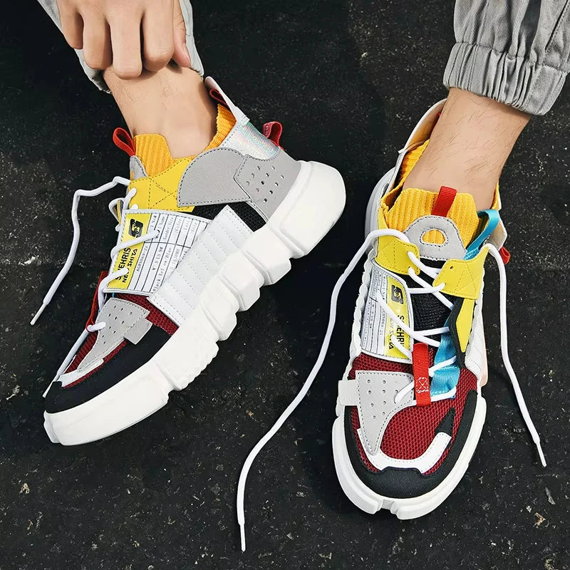Designer Men Running Shoes Outdoor Sneakers Unisex Platform Casual Shoes Soft Couple Shoe Breathable Luxury Shoes Tenis Hombres