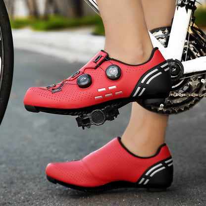 Sapatos de Ciclismo de Alta Qualidade para Homem SPD Autoencaixe Estrada Bicicleta Desporto Sapatos de Ciclismo MTB de Montanha Antiderrapantes para Mulher 36-47
