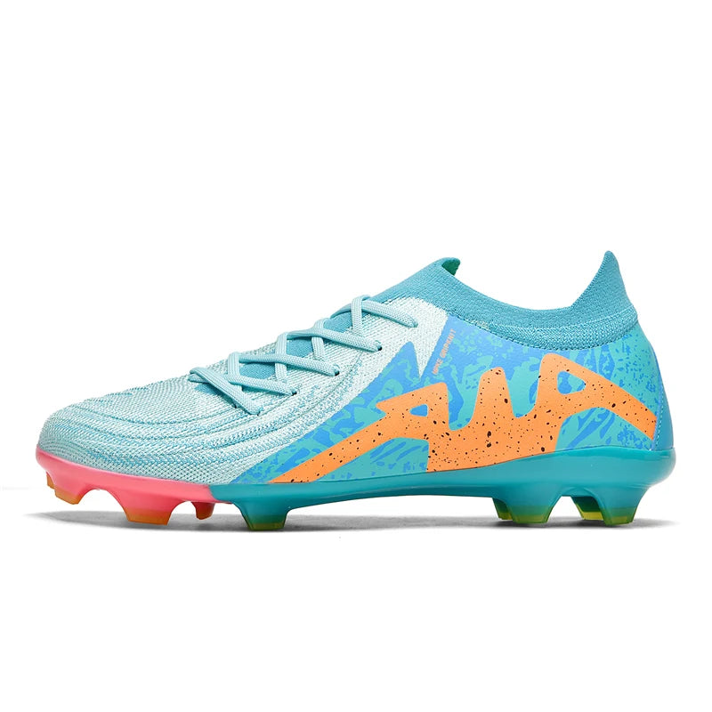 New Men's Soccer Shoes Adult Non-Slip Boys Adult Futsal Sport Football Boots Grass Cleats Indoor Ultralight Turf Comfortable