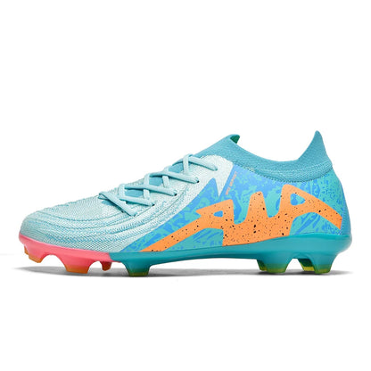 New Men's Soccer Shoes Adult Non-Slip Boys Adult Futsal Sport Football Boots Grass Cleats Indoor Ultralight Turf Comfortable