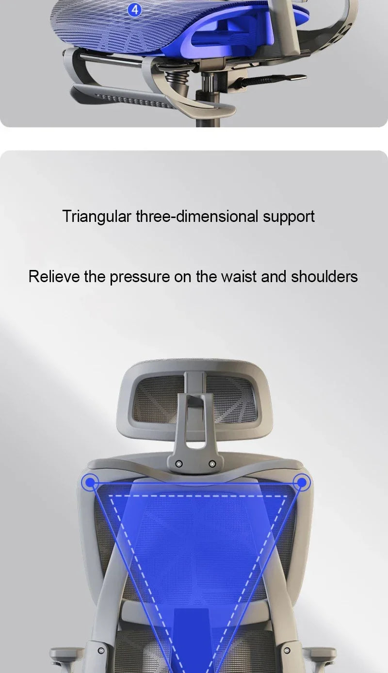 Gaming Chair  Adjustable Relax Ergonomic Office ChairStudy Long Sitting  Cadeira  Silla Gamer Office Supplies Daily Necessities