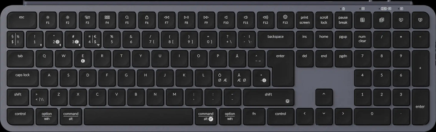 Teclado inalámbrico ultrafino Keychron B6 Pro con distribución ISO, tamaño completo, portátil y ligero, conexiones 2.4GHz y Bluetooth