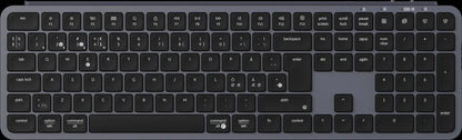 Teclado inalámbrico ultrafino Keychron B6 Pro con distribución ISO, tamaño completo, portátil y ligero, conexiones 2.4GHz y Bluetooth